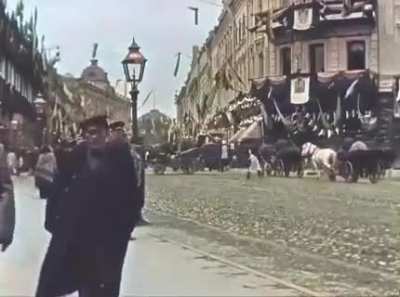 Москва, улица Тверс<wbr>кая 1896 год