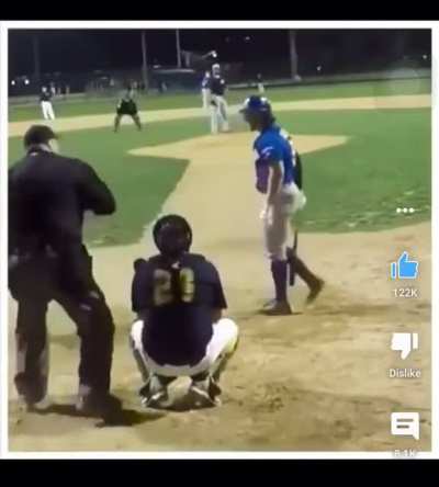 Dude has got a strong knee