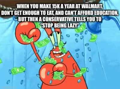 “Just get a job”