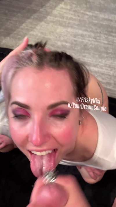 I love watching him give another woman a facial