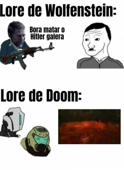 Mais um meme de doom, esse daqui demorou pra editar. OBS: esse meme era pra sair no ifunny mas como que o ifunny tá cortando a porcaria do meu alcance, decedi postar aqui primeiro.