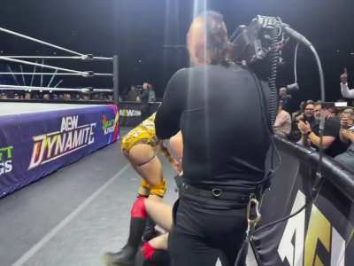 Saraya is helpless 