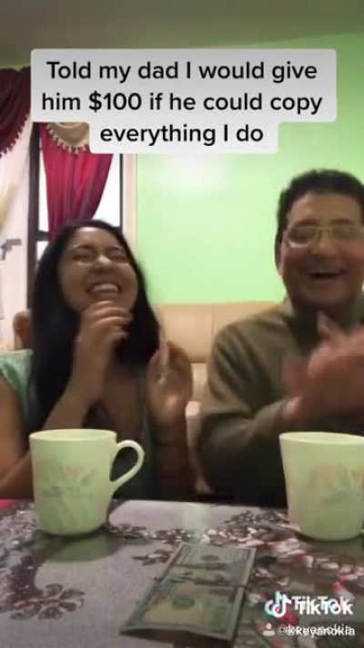 Don’t underestimate your dad. :)