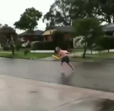 HMB while i jump over this metal railing