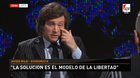 No me canso de escuchar estos dos minutos de absoluta lucidez de Javier Milei