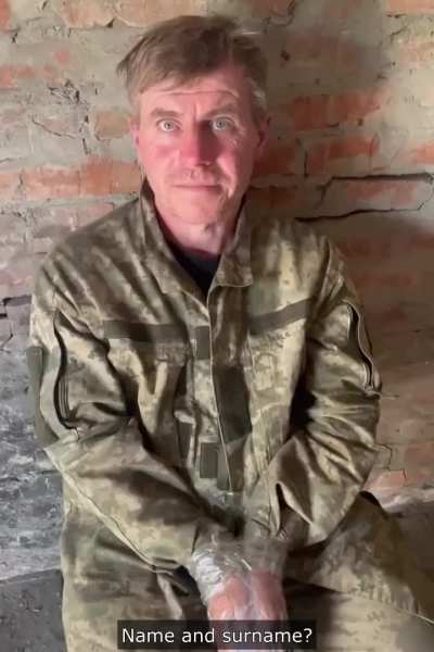 RU POV:  Russian MoD released footage of POWs taken in the Kursk region who identify themselves as members of the 82nd Air Assault Brigade.  (Deleted and re-uploaded with subtitles)