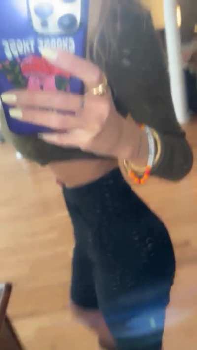 Green crop top