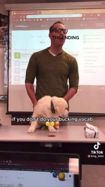 Buck the vocab mascot!