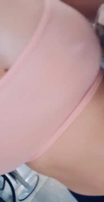 I like being tits on a stick in public