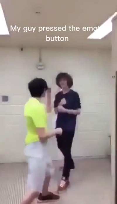 Bro click the emote button