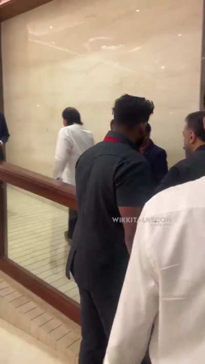 Kamal Haasan spotted on Santhana Bharathi Wedding Function