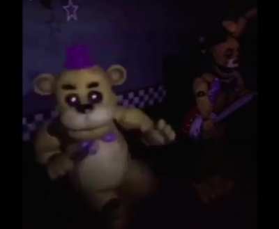 The animatronics do get a bit quirky here at night
