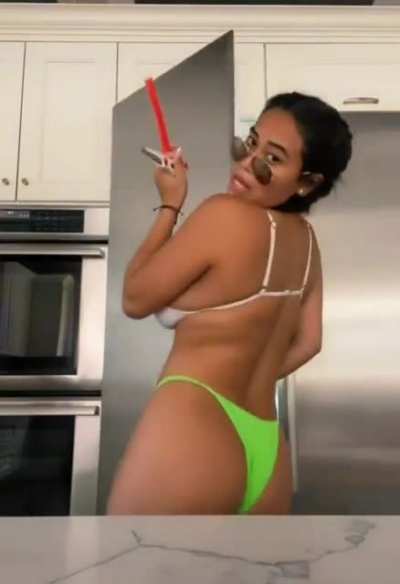 white bikini