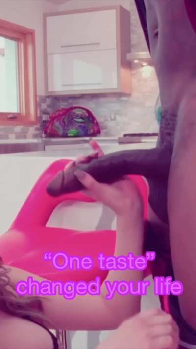 “It’s just one taste”