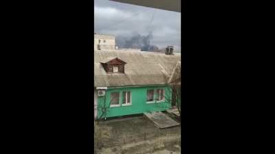 shelling of the heat power station of Lugansk. The shelling continues intermittently. In Donetsk, shelling also began. Now I hear explosions.