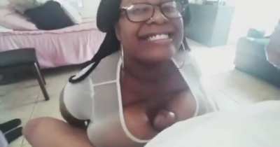 She didn’t even realize How fast She made him nut 😭🥜🍼💦💦