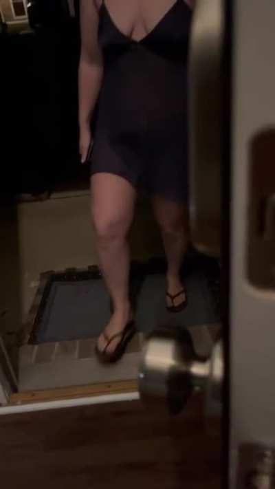 Coming over for sloppy seconds and being sent back to hubby used