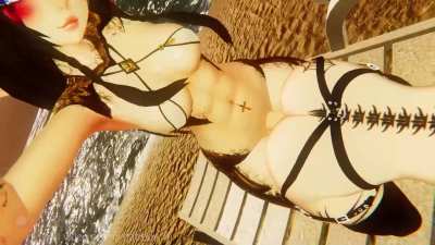 Having some fun on the beach!