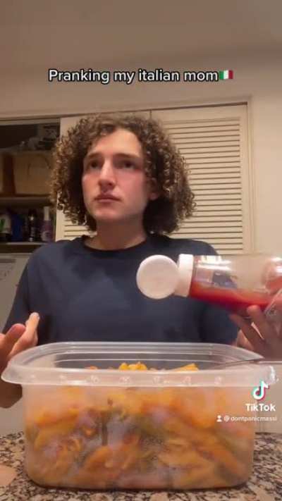 pranking italian mom