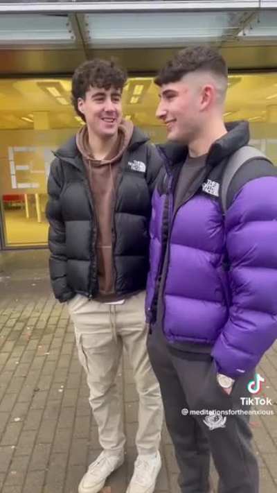 Skinfade and Northface jacket combo