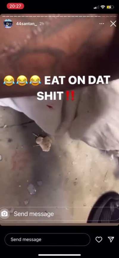 YSL member getting beat in jail by YFN member.