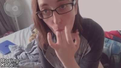 Can I suck on you?