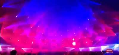 *Epilepsy Warning* Light show with a world record amount of lasers at 320