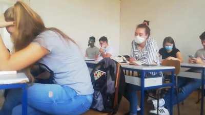 Just another day in school...