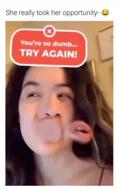 She wins
