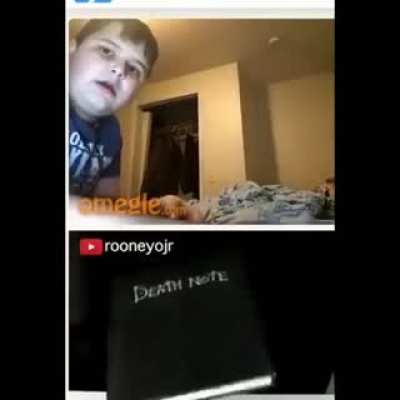Stranger Draws Boy On Omegle