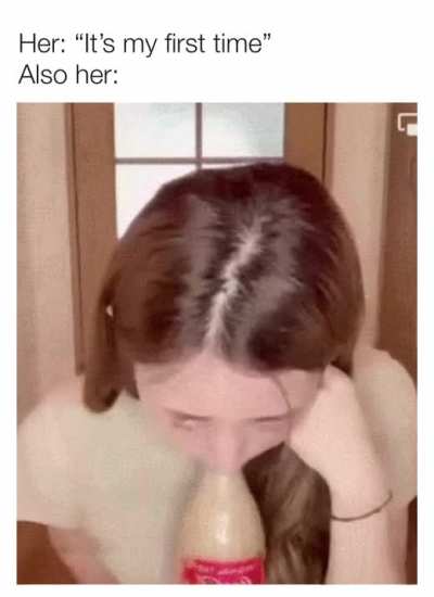 I swear it’s my first time