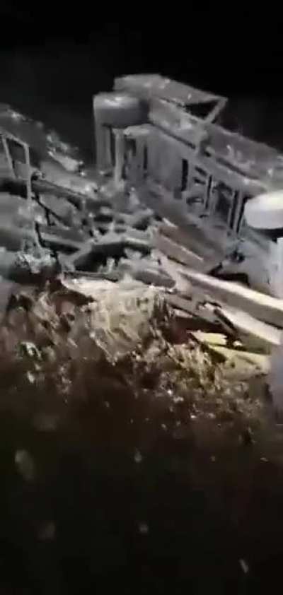 WATCH: First video from the scene in Poland where 2 missiles are believed to have fallen