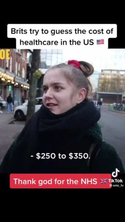 British People Guess US Healthcare Costs