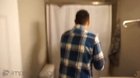 Never interrupt a man’s privacy