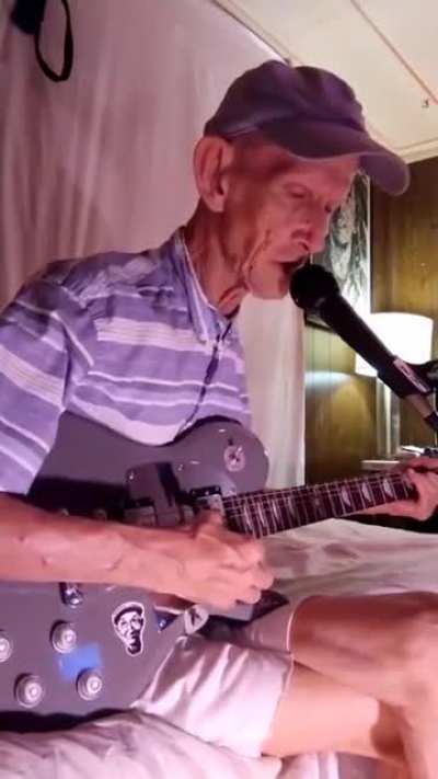 His voice