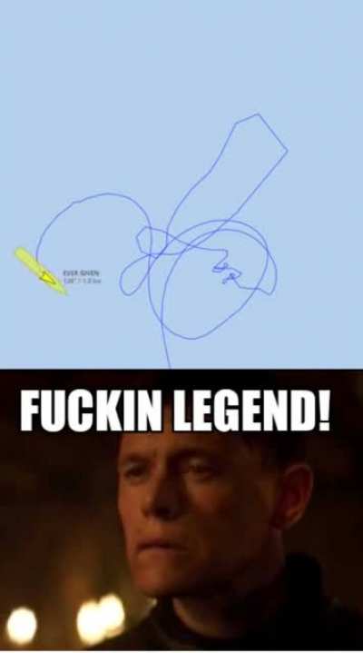 Did he just draw a fking...
