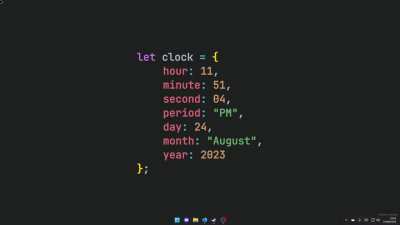 Java Script Clock, opinions?
