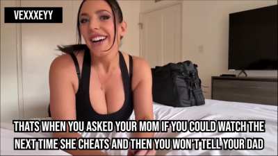 You found out your mom was cheating and decided to confront her about it