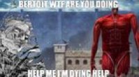 bertolt doing cr*nge dance 😠😠😠 help him now