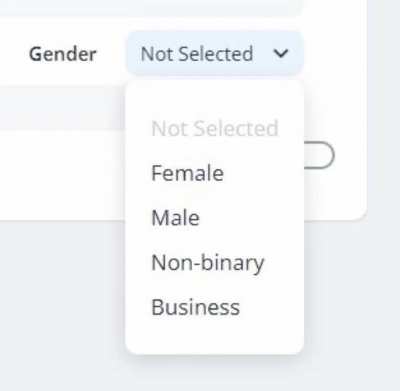 Let's gooo business gender