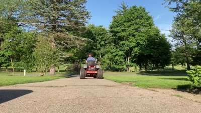 Turns out my spare set of M3 wheels fit perfect over my mower tires
