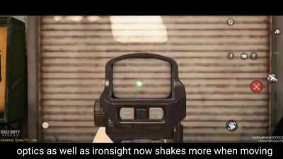 Some really small gunplay feels changes added in season 1