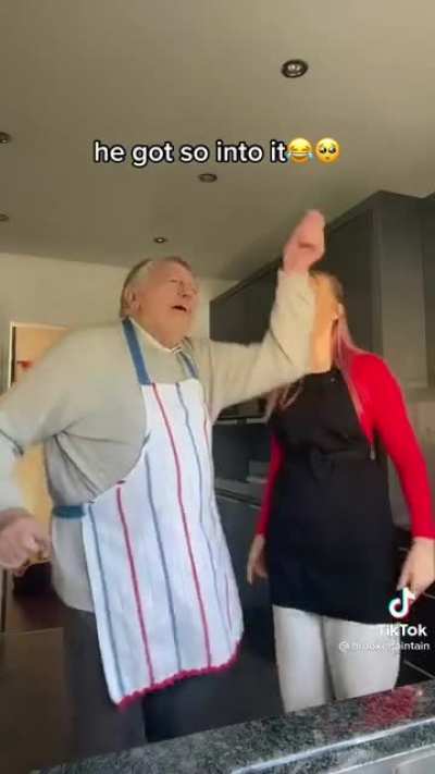 Grandpa's got the better moves