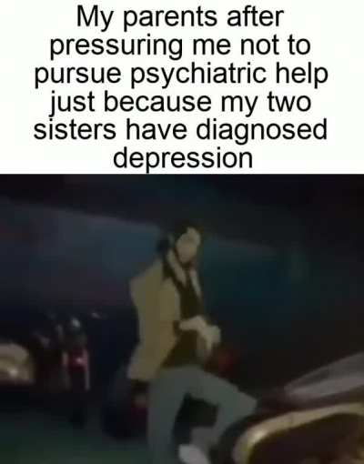 Mfw I use the last bits of energy to act like a healthy functioning member of the society and people assume I am one and start treating me as if I were healthy <:O