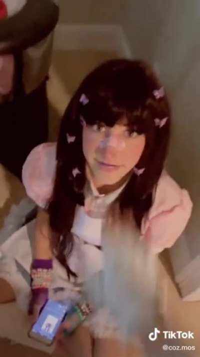 my hand got chomped for 1.3 million weebs to see :) (im the mukuro cosplayer in the beginning and end)