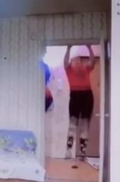 Doing a pull up