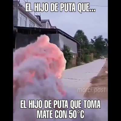 Cómo podes tomar mate con esta calor