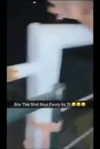 Boys fucking around and learning who the real jackass is