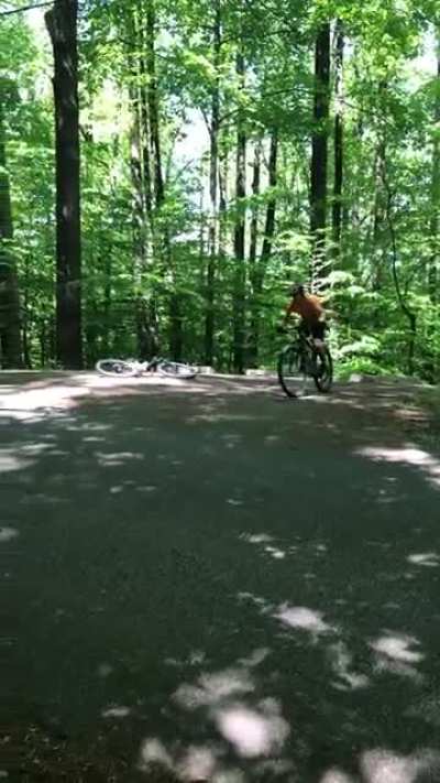Mountain biking