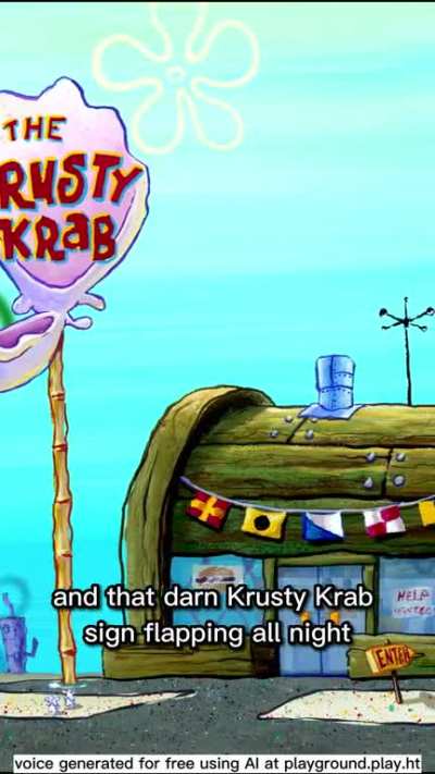 Squidward hasn't been sleeping well - SBMB